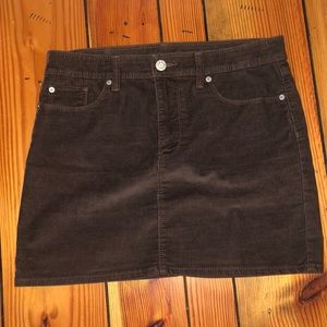 Gap Corduroy Mini Skirt